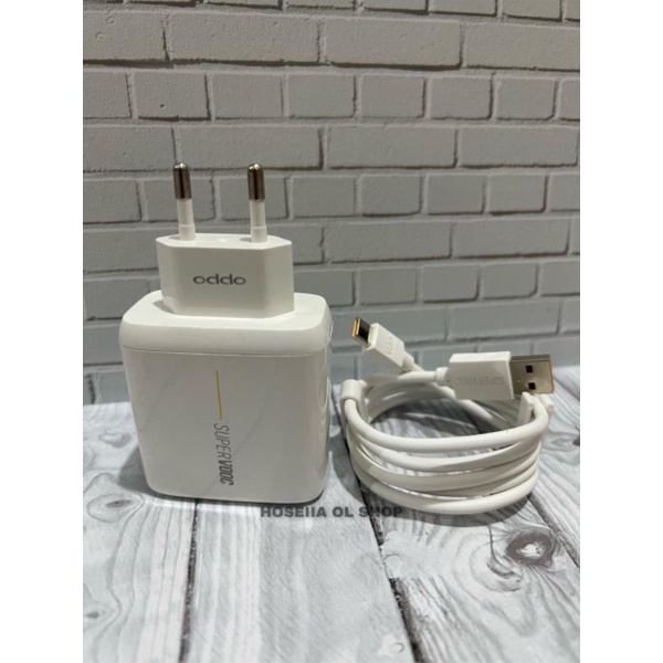 TC TRAVEL CHARGER ADAPTER ORIGINAL SUPER VOOC OPPO RENO TYPE C DAN MICRO USB 65 WATT FAST CHARGING ADAPTOR