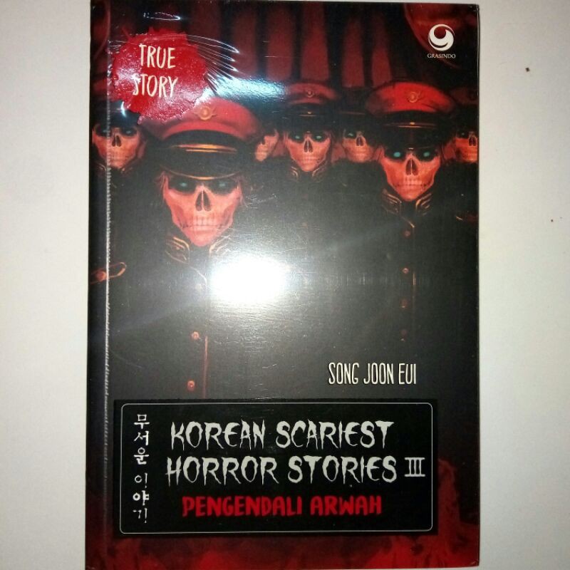 Buku Novel True Story Korean Scariest Horror Stories 3 Pengendali Arwah Terbitan Gramedia (1 Buku)
