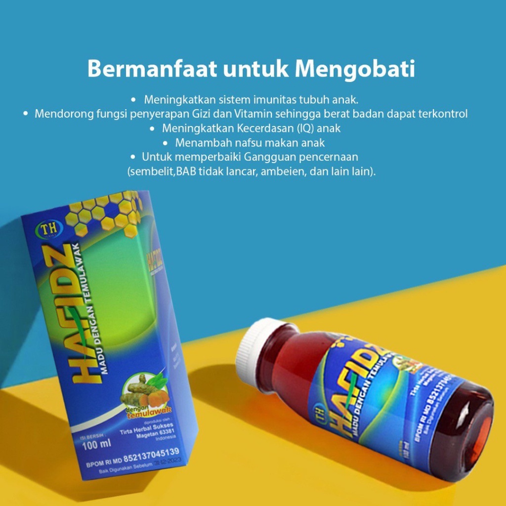 MADU HAFIDZ 100ML PROBIOTIK BIO TH MENGATASI DIARE,SEMBELIT, DAN ALERGI