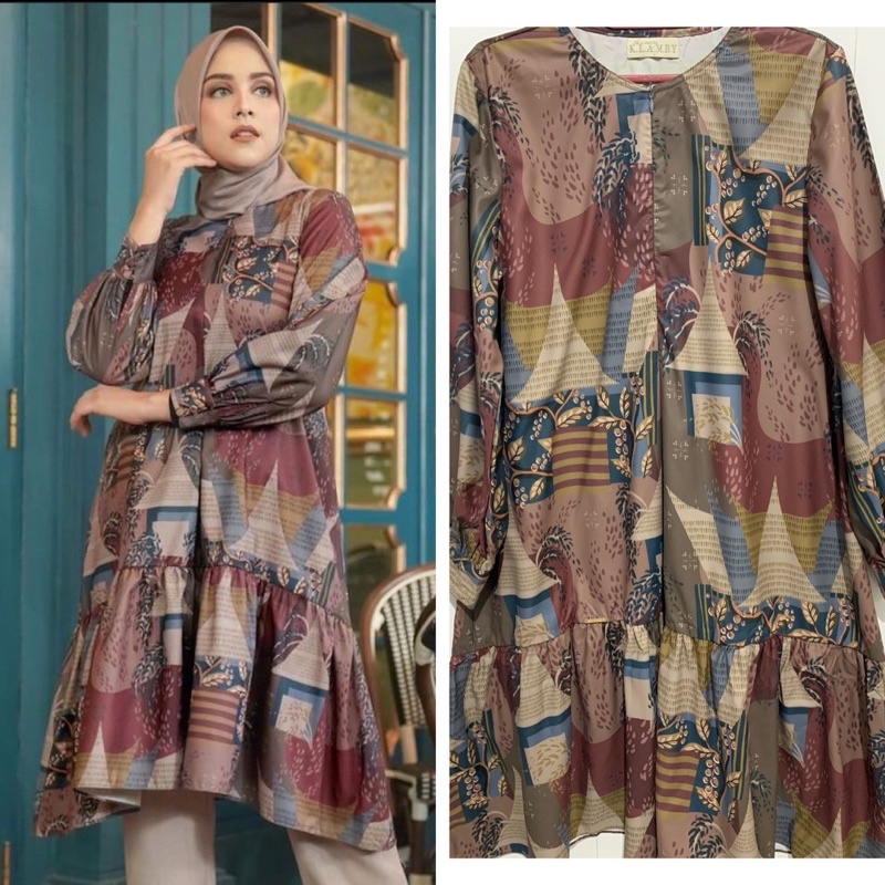 Preloved Andalas Tunic Size L Wearing Klamby