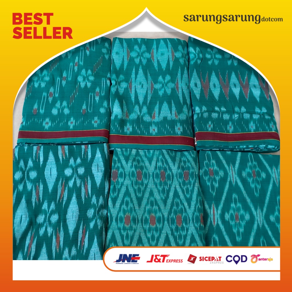 Sarung Tenun Goyor Pria Super AFKIR Warna Sarung Tenun Gloyor ATBM Tegal Original Asli BS
