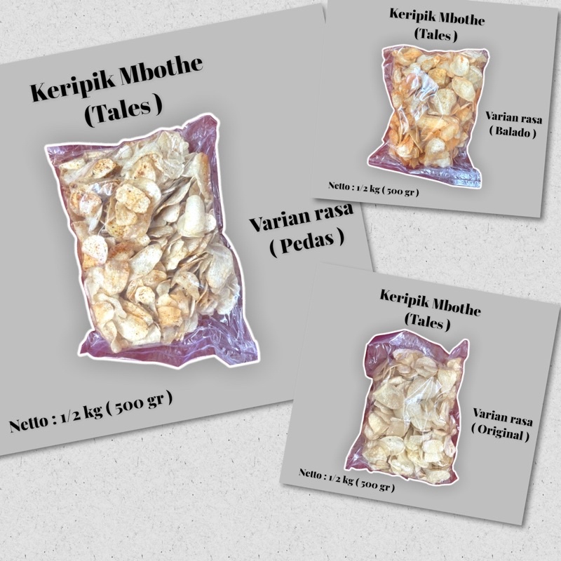 

keripik mbothe / keripik tales