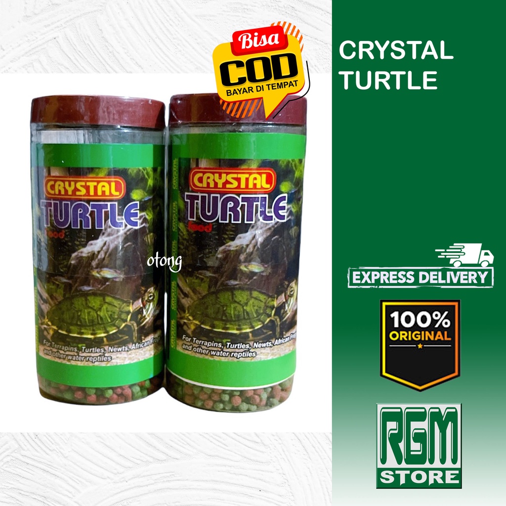 CRYSTAL TURTLE FOOD makanan pakan Kura Kura kurakura reptil