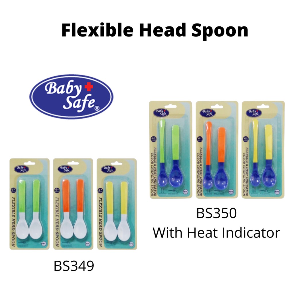 Baby Safe Sendok Makan Bayi Flexible and Heat Indicator Spoon Color Changing Sensor Panas