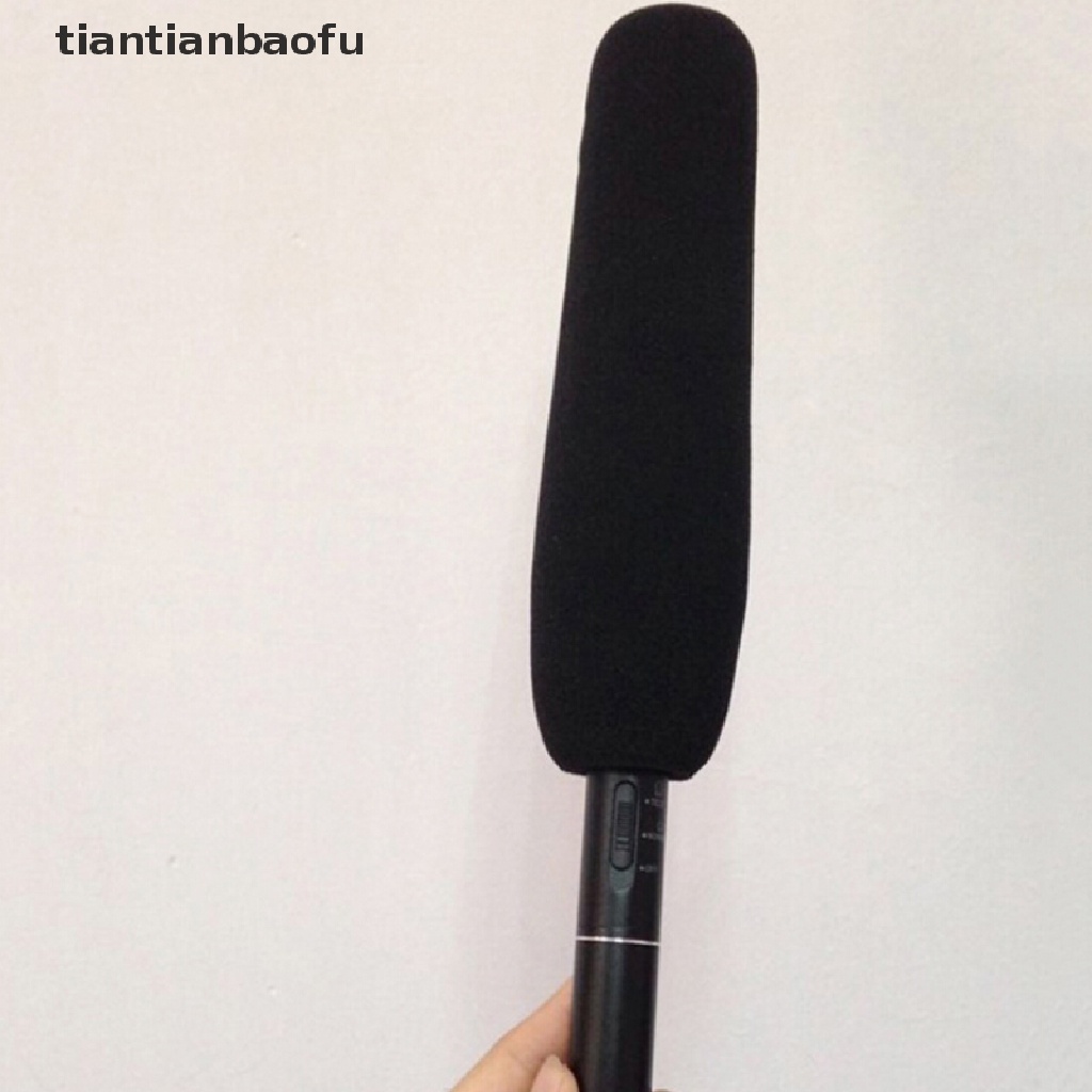 [tiantianbaofu] 12cm Mic Photo Microphone Foam Sponge Windscreen Shotgun Cover for Microphone  Boutique