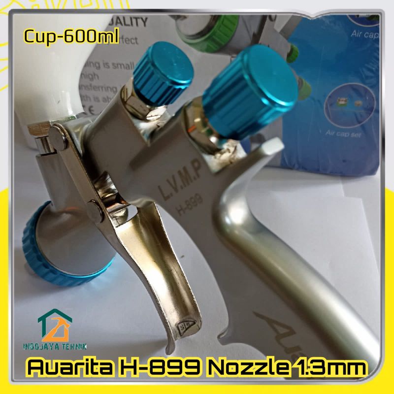 Spray Gun Auarita 1.3mm H899 LVMP Automotive Spray Tool For TOPCOAT