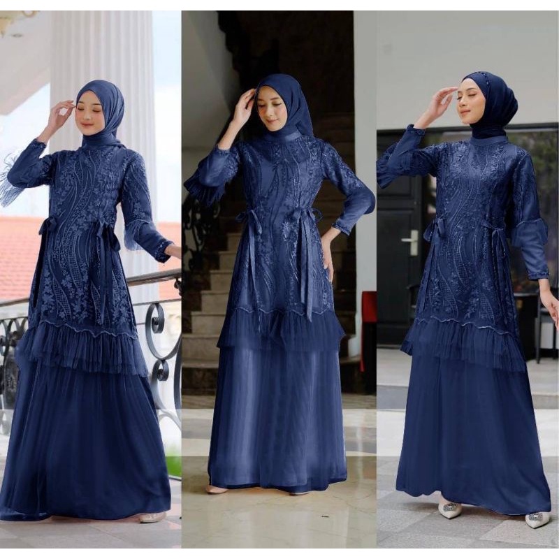 MAXI LESTY /GAMIS FULL TILLE MUTIARA /GAMIS KONDANGAN /GAMIS MODEL BARU