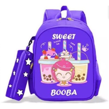 FLASH SALE 7.7 - RANSEL ANAK MOTIF SWEET BOBA LUCU MENARIK UNIK | RANSEL BOBA | TAS PUNGGUNG ANAK CEWEK/COWOK | BACKPACK GO TO SCHOOL | TAS SEKOLAH ANAK | BOBA MILK TEA RANSEL