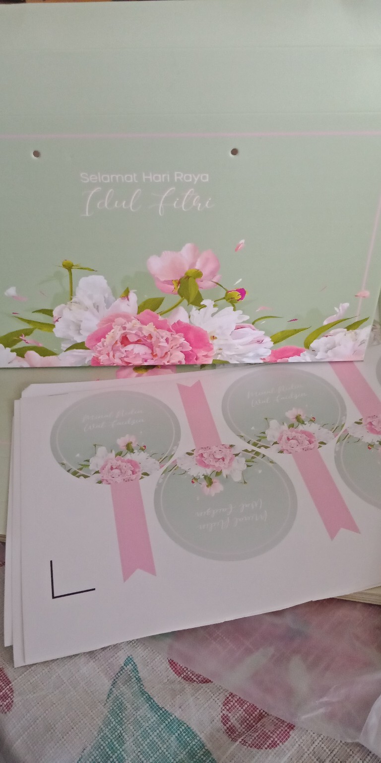 5 Set Stiker Gable Box Design Soft