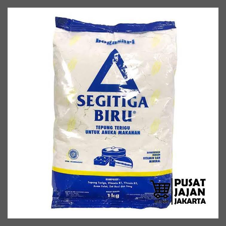 

Tepung Terigu Bogasari Segitiga Biru 1000 gr 1 kg