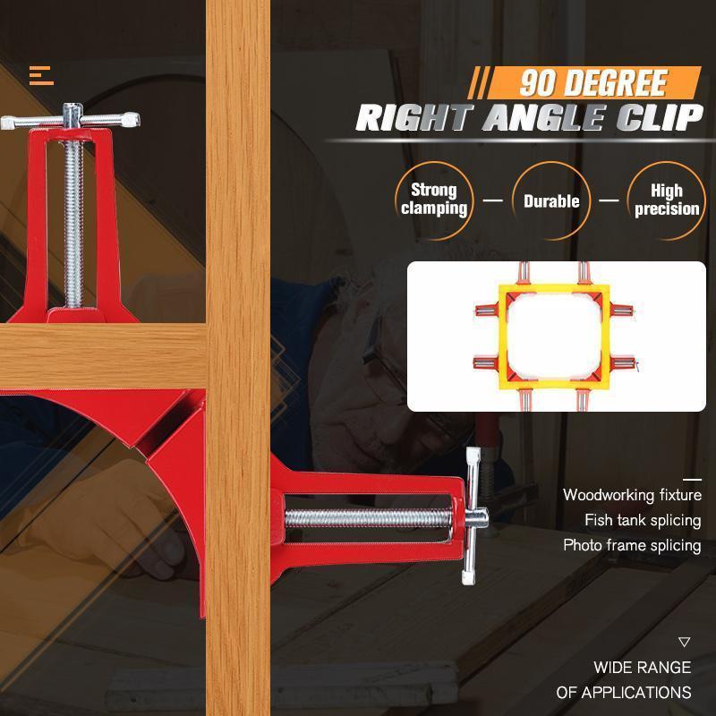 Corner Clamp 90 Derajat Klem Sudut Siku Penjepit Pigura Frame Bingkai Lemari Kayu Kaca Aquarium