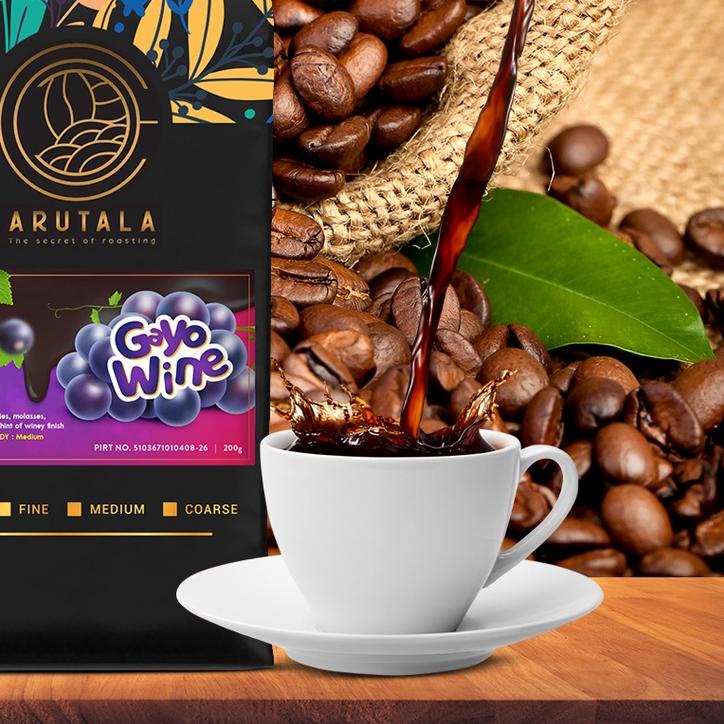 

☂ ARUTALA Kopi Arabika Gayo Wine 200 gr ⅎ