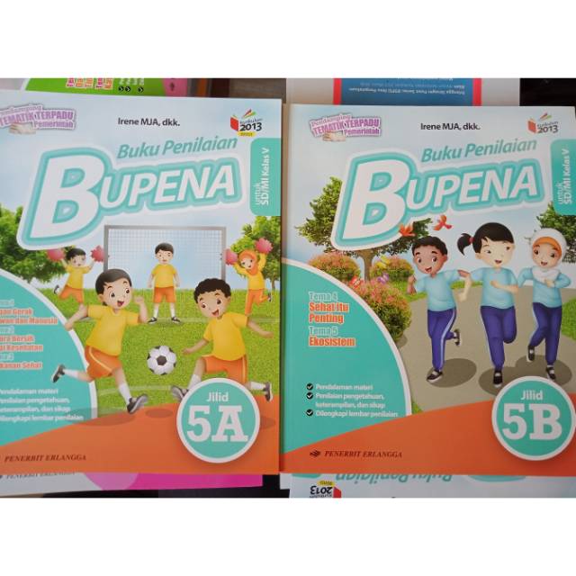 Paket 2 Buku Bupena 5a Dan 5b Revisi Kelas 5 Semester 1 Shopee Indonesia