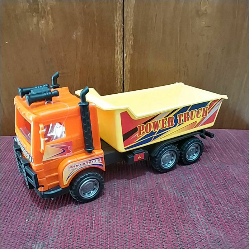 mainan anak mini power truk mobil truck plastik