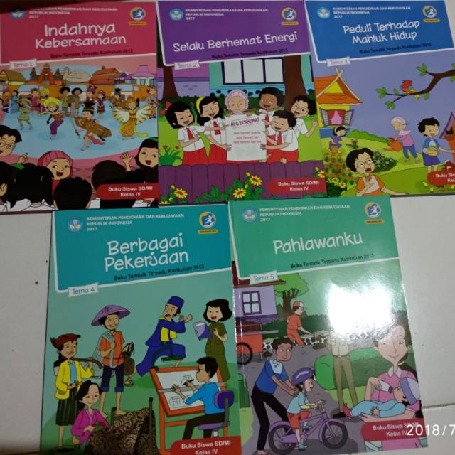 Buku Pelajaran Tematik SD kelas 4