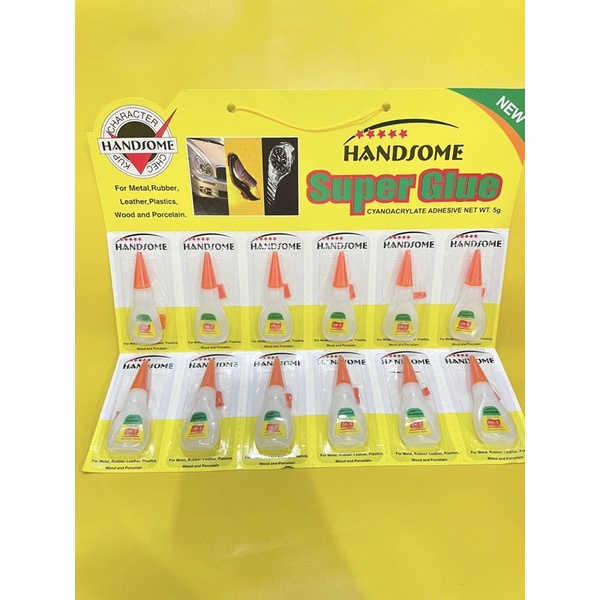 lem besi / super glue handsome / power glue / lem metal lem kayu lem kulit lem kaca