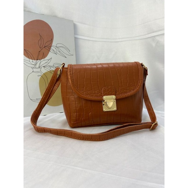 Quilen croco / tas croco / tas selempang wanita / sling bag