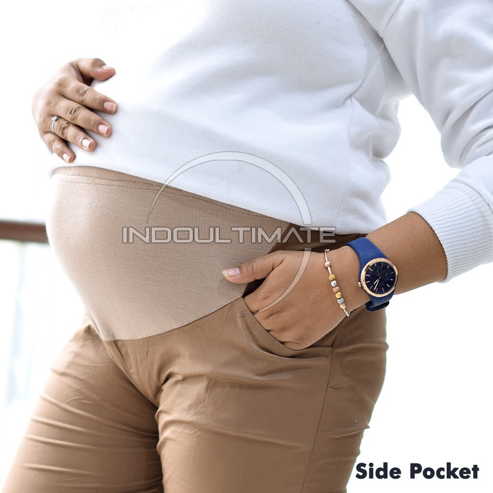 Celana Wanita Hamil CH-01 Celana Ibu Hamil Wanita Kerja Katun Panjang Jumbo Modern Murah Celana Kerja Kantor Wanita Ibu Hamil Standar
