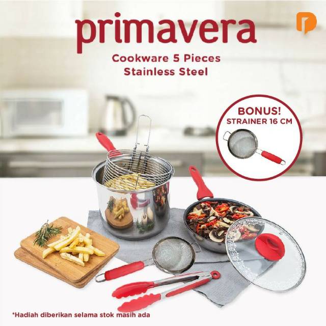 Primavera cookware set 5 pcs