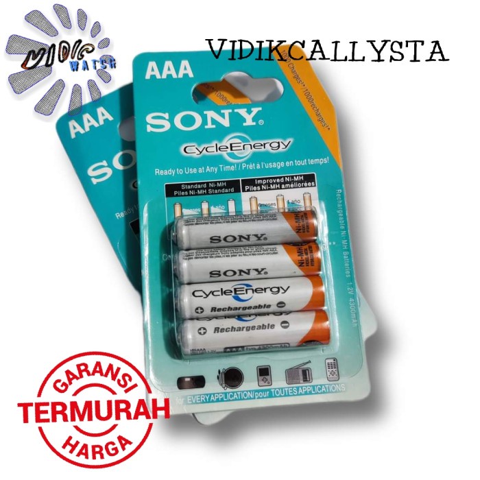 ORIGINAL BATU BATRE BATTERY SONY A3 AAA 4300 mAh ISI 4 CAS