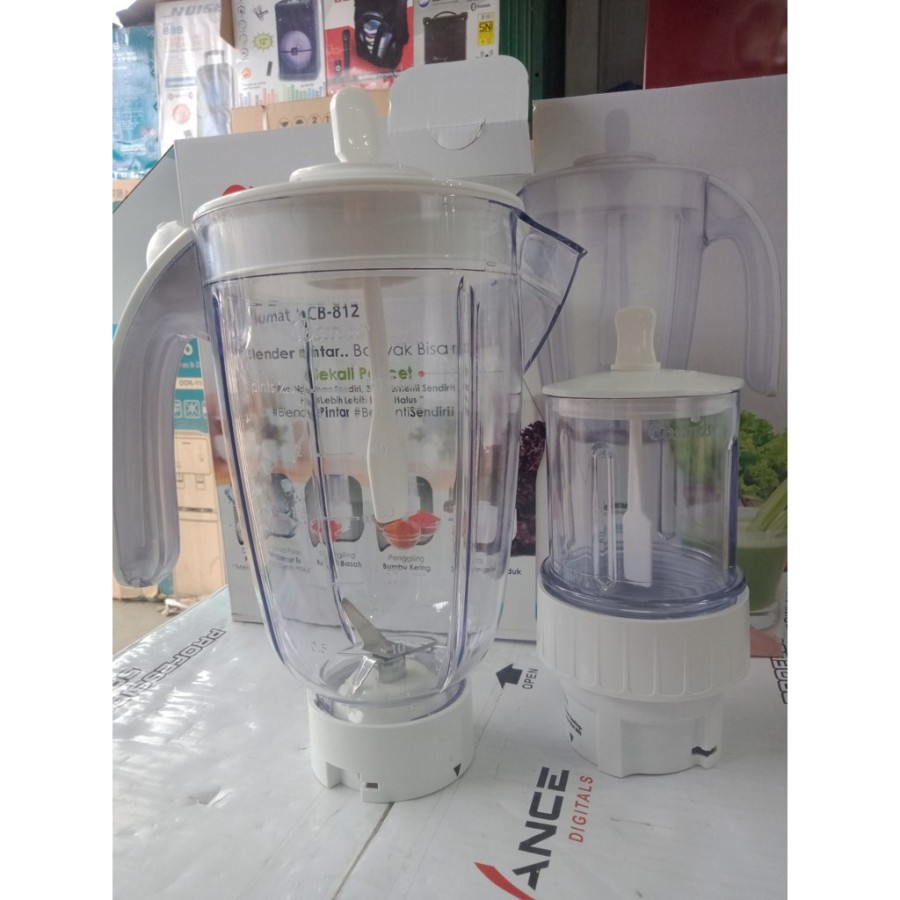 COSMOS Blender Plastik Blez Pintar 1,5 Liter CB 812 P -  Garansi Resmi 1 Tahun