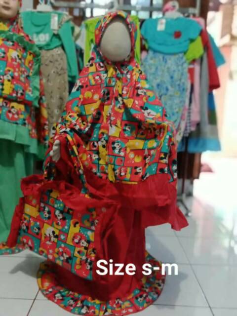 Mukenah second anak katun lembut/mukena anak preloved