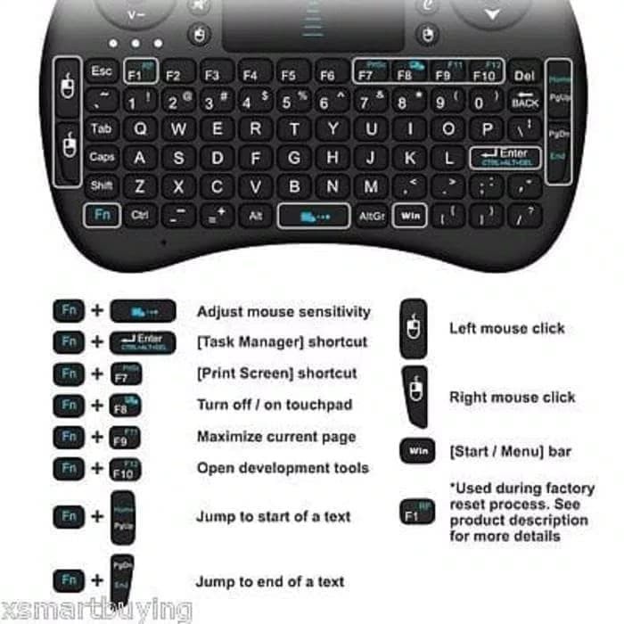 Mini Keyboard Wireless i8