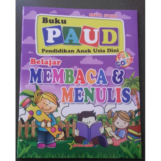 Buku paud belajar membaca dan menulis