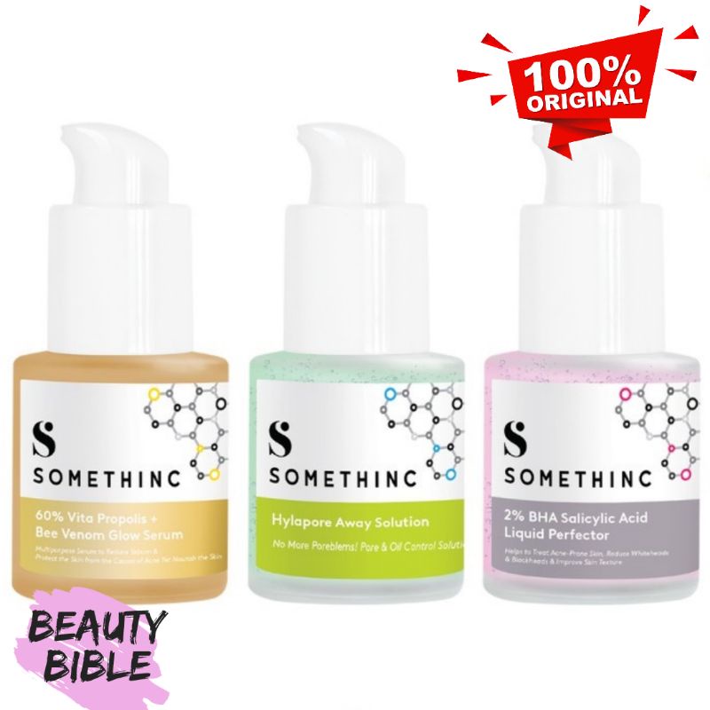 CUCI GUDANG SOMETHINC Skin Solver Series for ANTI-ACNE (Hylapore Away Solution | 2% BHA Salicylic Ac