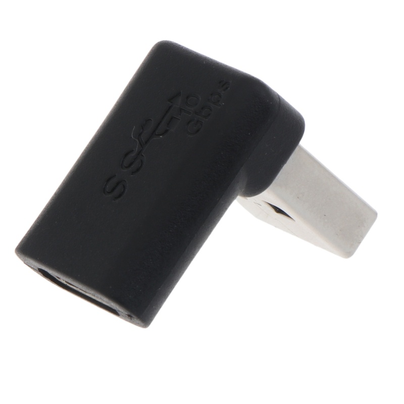 Vivi 10Gbps USB 30 Ke Tipe C Adapter USB 3.0 Male to Type C Female Konverter Data Untuk Komputer 90derajat Siku Kanan