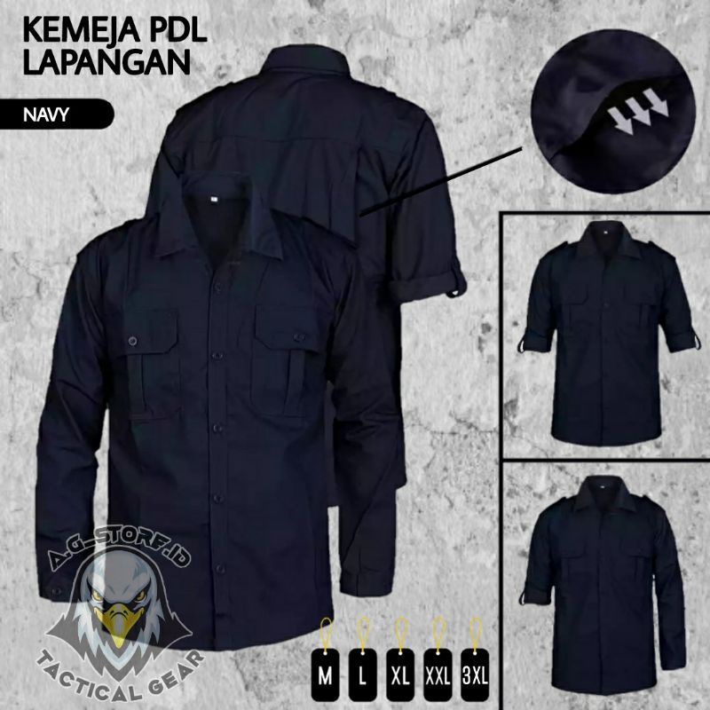 Grosir Baju Kemeja Seragam PDL Lapangan | Baju Kemeja Taktikal | Hem Atasan Kemeja