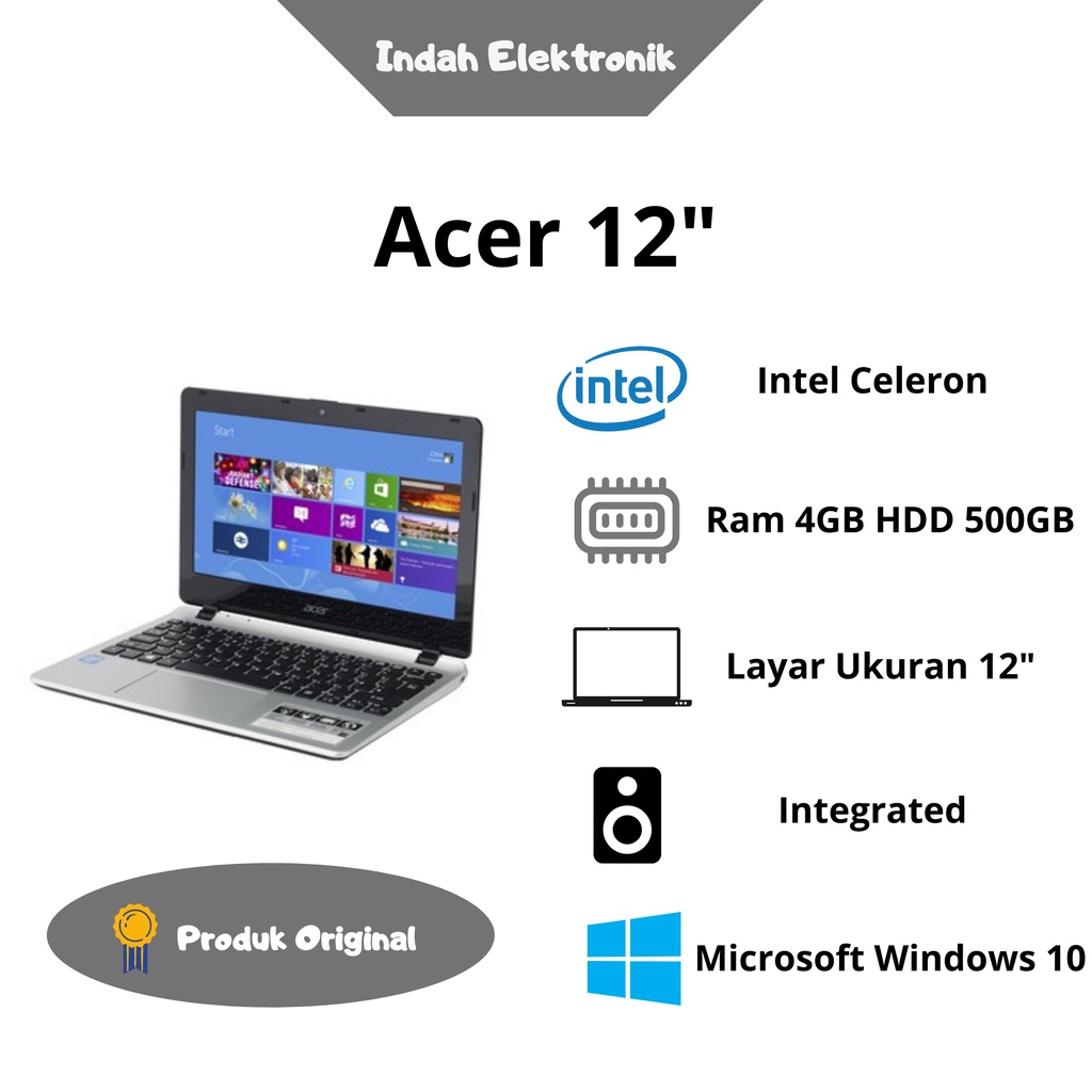 Laptop ACER 12 inch