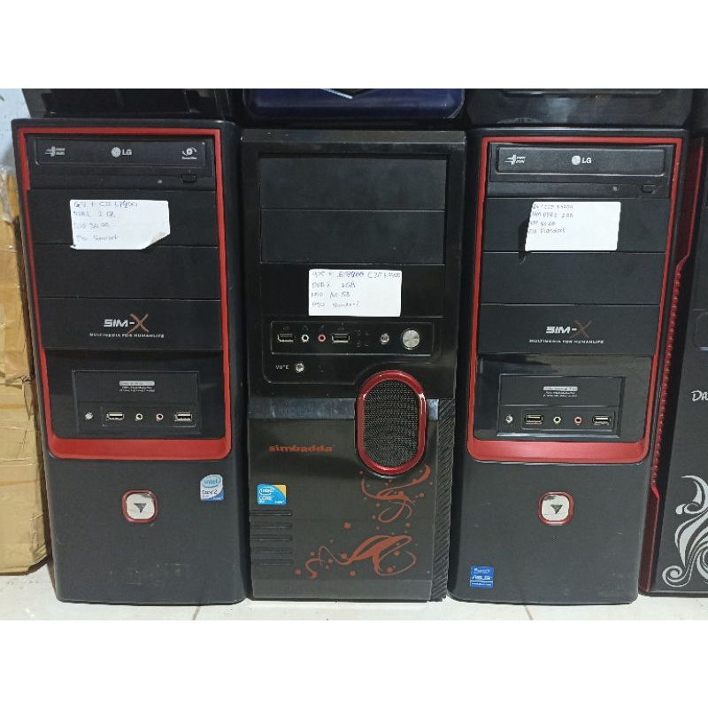 CPU PC Rakitan Core2duo | Ram 2gb ddr2 | Hardisk 160gb