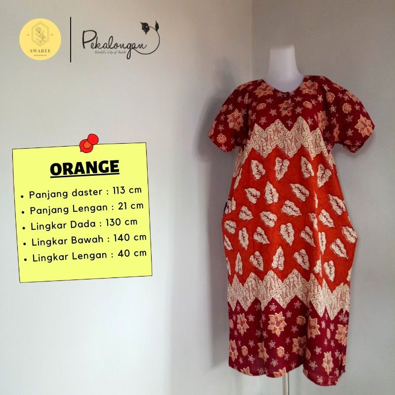 Daster Busui Jumbo Rayon Batik Pekalongan Baju Daster Murah Bisa Pilih Warna