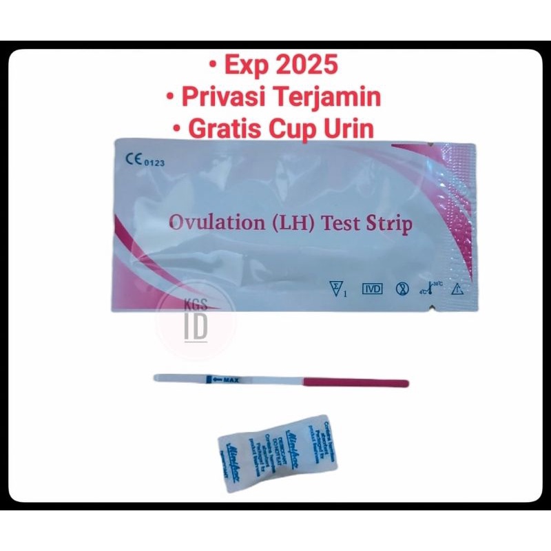 ⚡11.11⚡ LH Test - Tes Kesuburan - Strip Tes Masa Subur - Tes ovulasi strip biru - Ovulation Test Strip - ovutest strip biru - Strip Biru