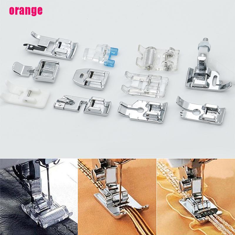 (Happy) 11pcs Presser Foot / Sepatu Mesin Jahit Domestik Multifungsi