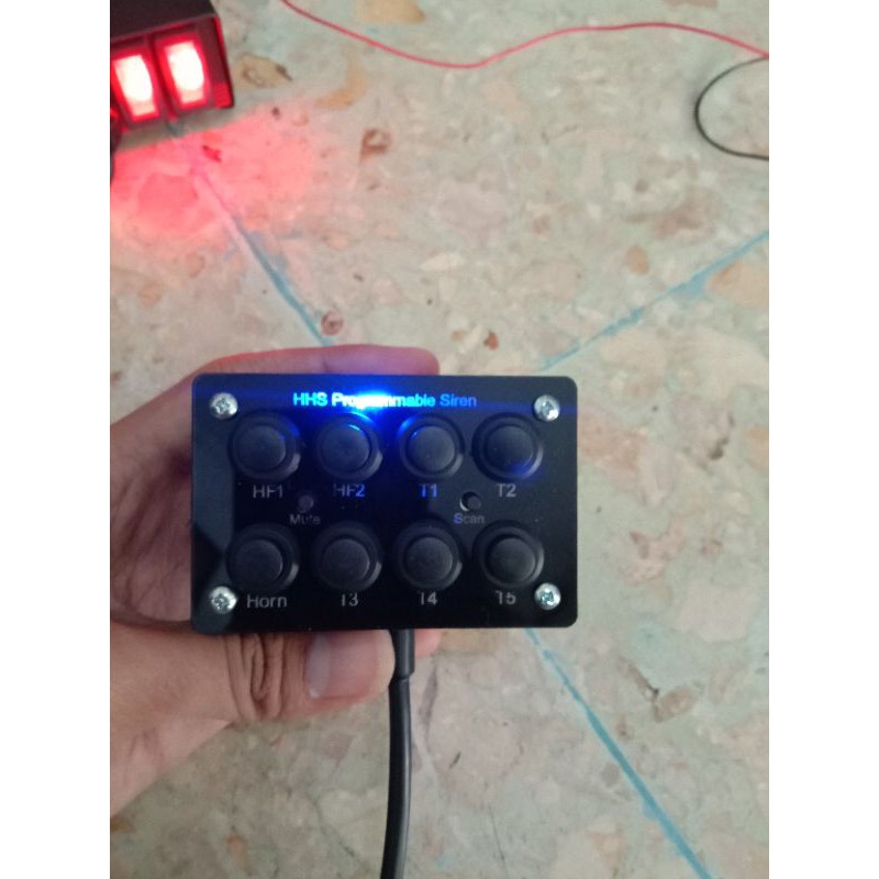 Modul Sirine Klakson Mobil Motor Patwal Whelen Hhs Program dan speaker