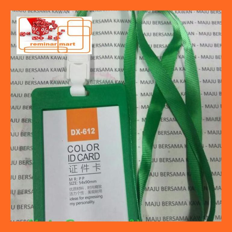 

474Srem Tempat Id Card + Tali - Satu Set - Warna Repjd80E