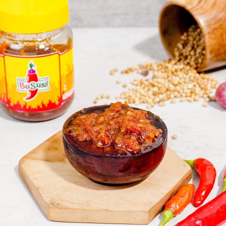 

Sambal Bawang Original 150gr & 200gr (Sambal Bawang Bu Susi Pedas / Ekstra Pedas)