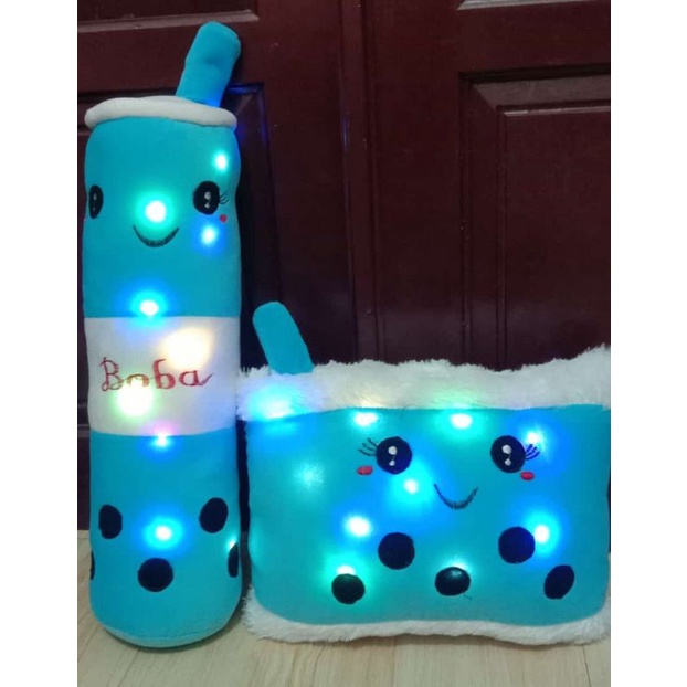 boneka bantal guling Boba led