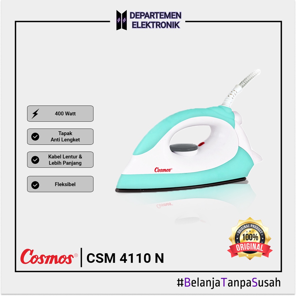 COSMOS Setrika Listrik CI 4110 N MURAH BANGET / GARANSI RESMI