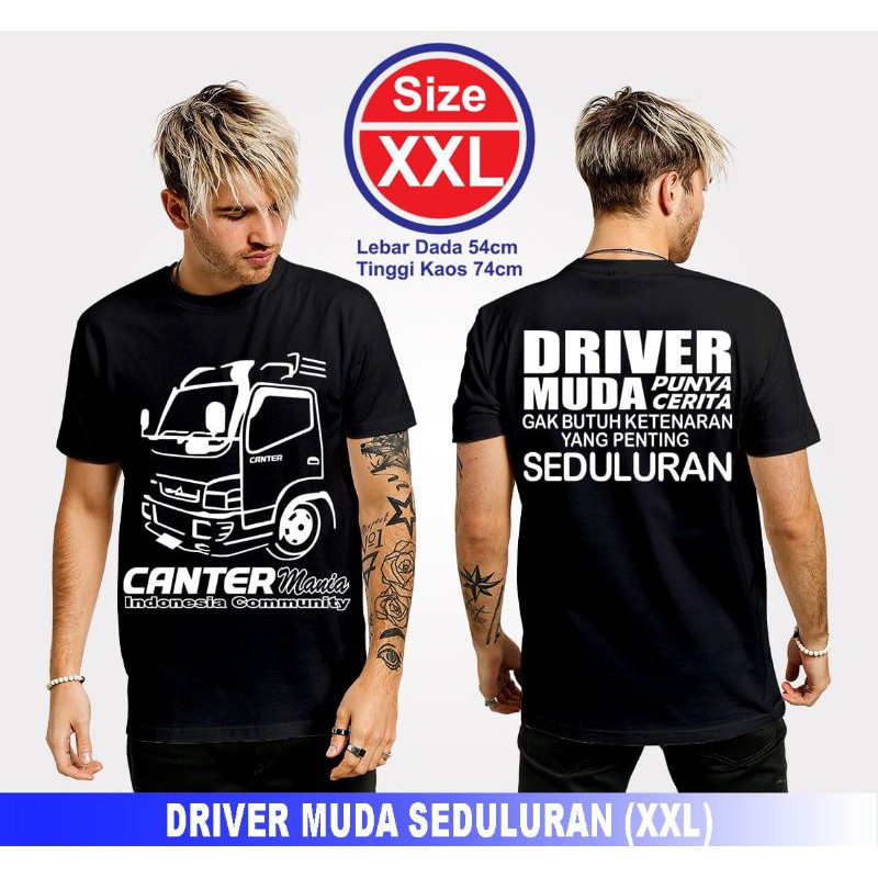 kaos truk canter XXL