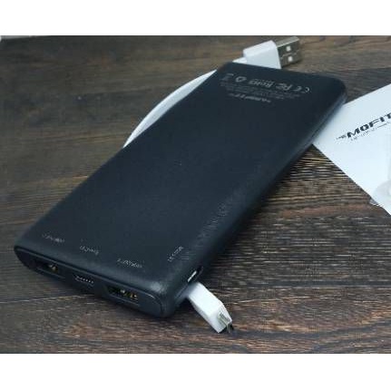 Powerbank slim Real Capacity 10.000mAh + Fast Charge power bank mofit m11