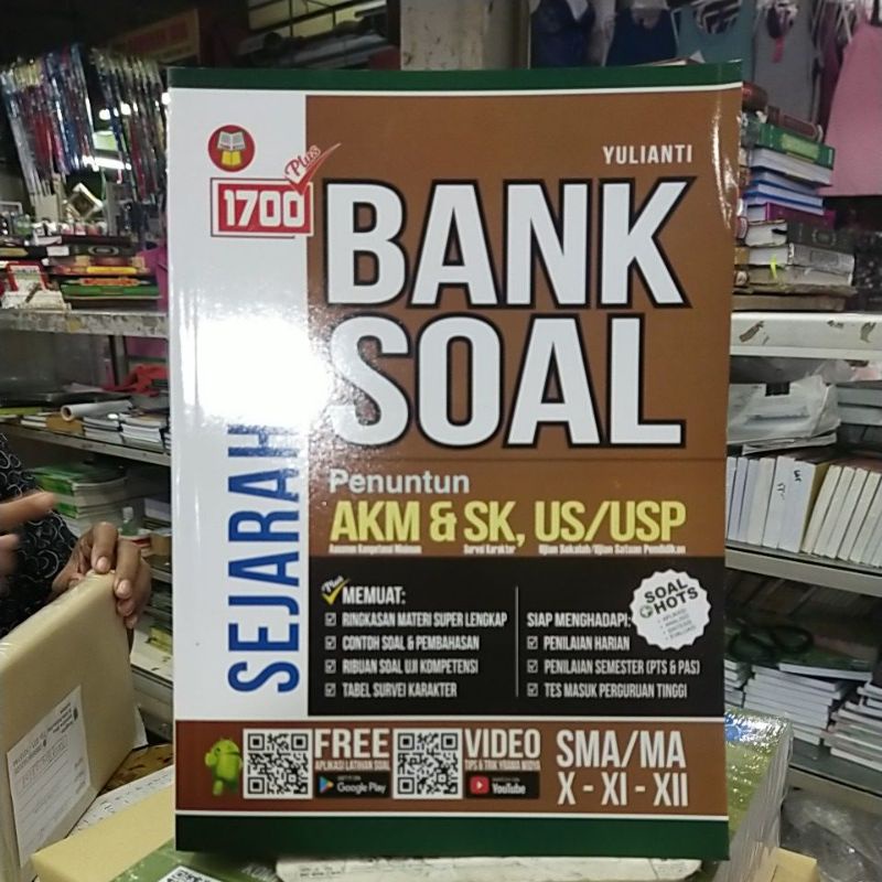 

BUKU 1700 BANK SOAL SEJARAH PENUNTUN AKM UNTUK SMA.