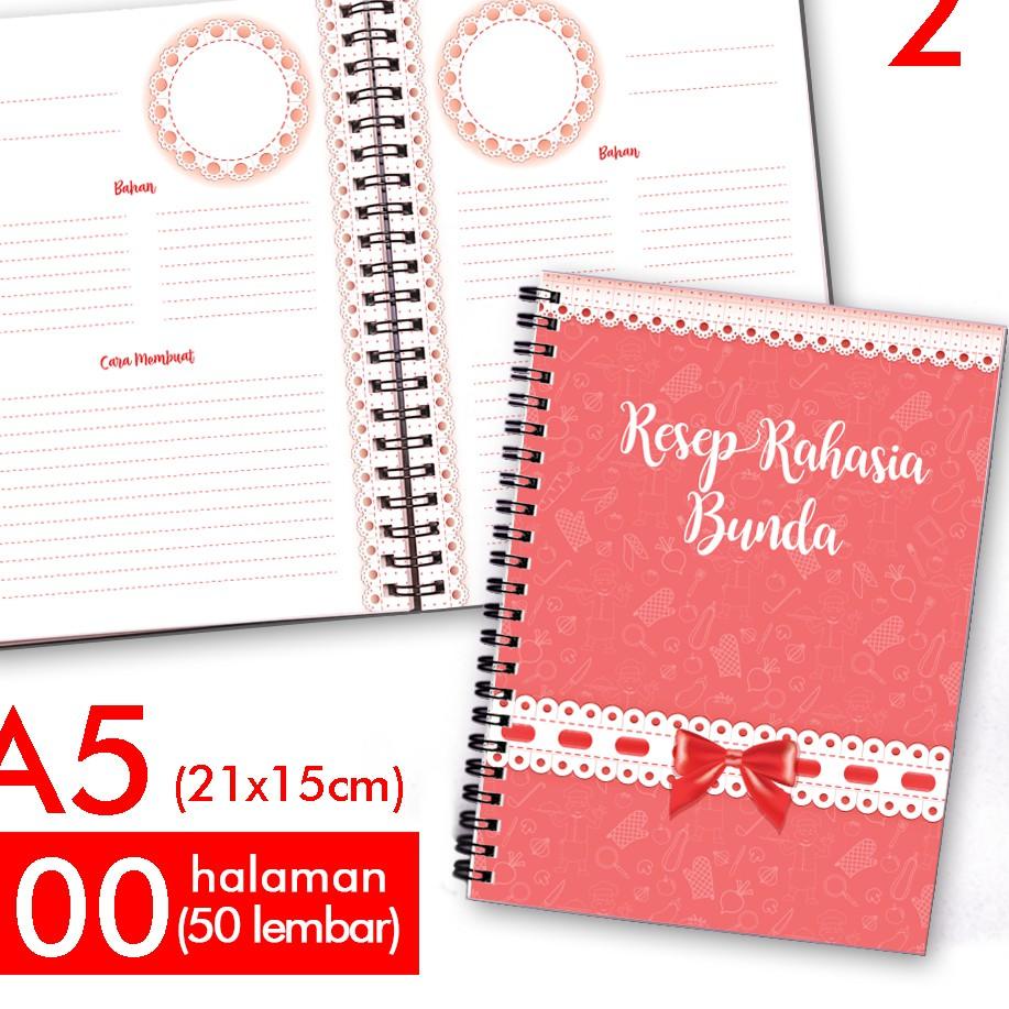 

9VY Notebook Buku Catatan Resep Masakan➨웃 (Best)Baru ➨