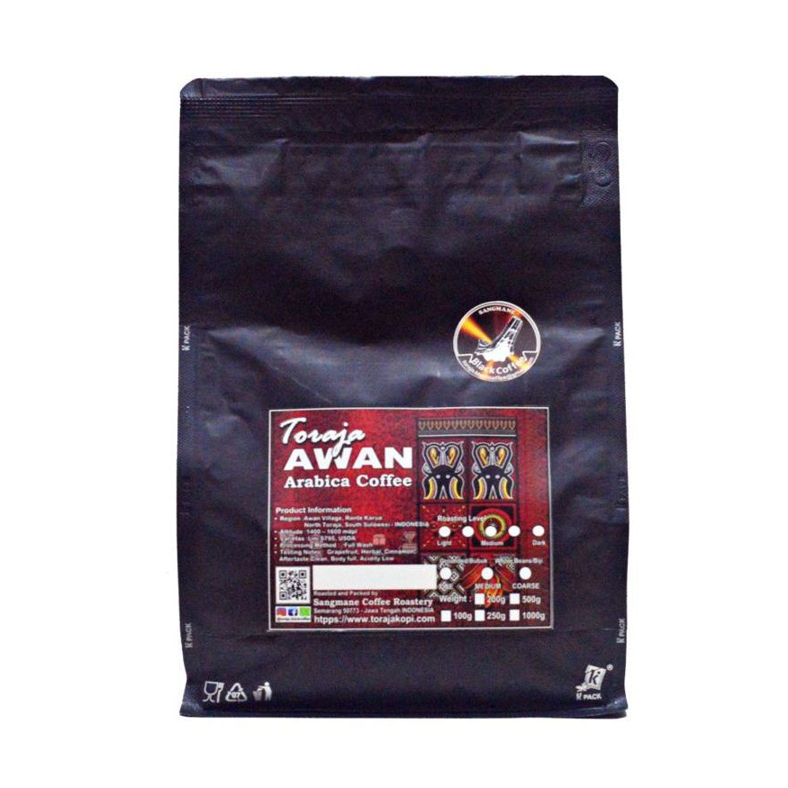 

Kopi Arabika Toraja Awan/Toraja Awan Arabica Coffee 500 gram