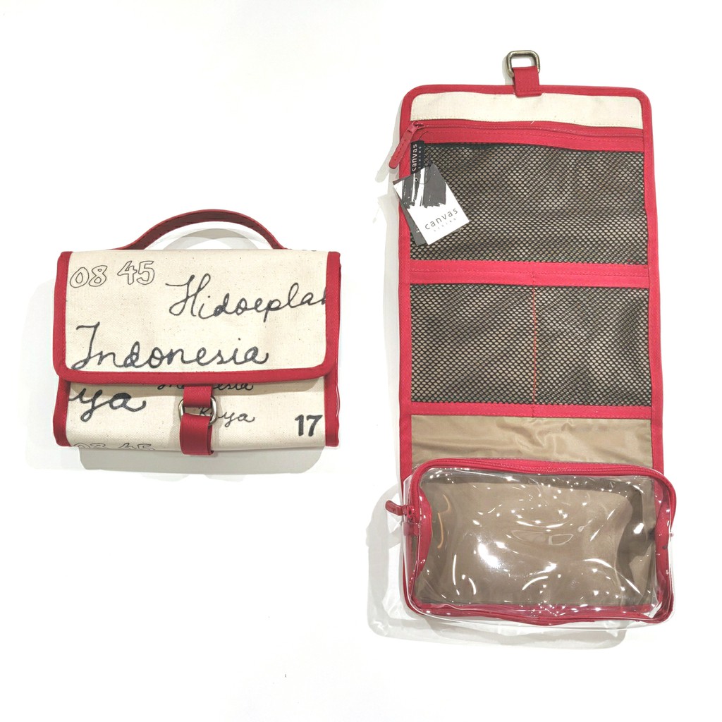 

Canvas Living Amenity Bag Indonesia Raya Natural