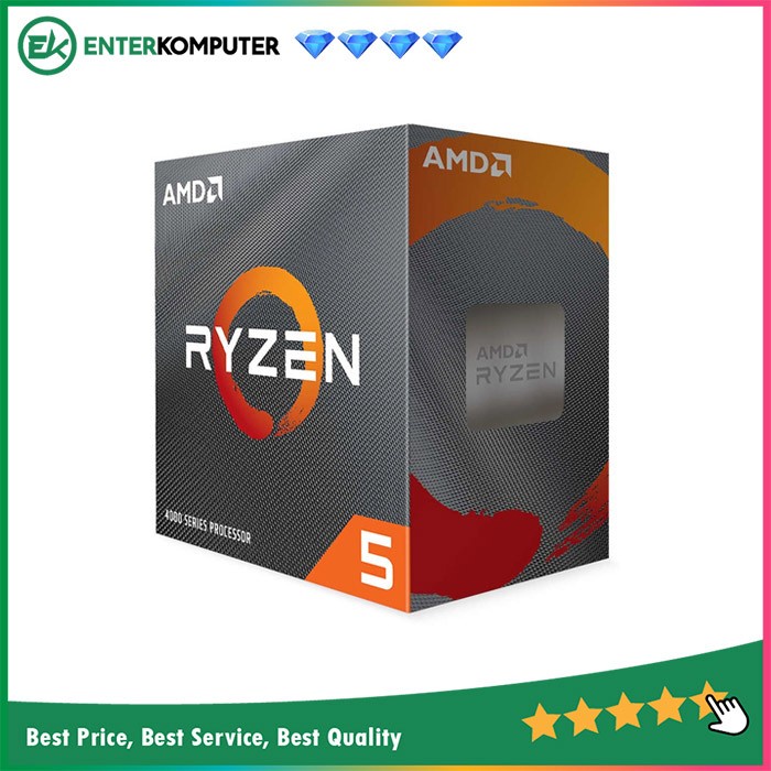 AMD Ryzen 5 4600G 3.7Ghz Up To 4.2Ghz Cache 8MB 65W AM4 [BOX]