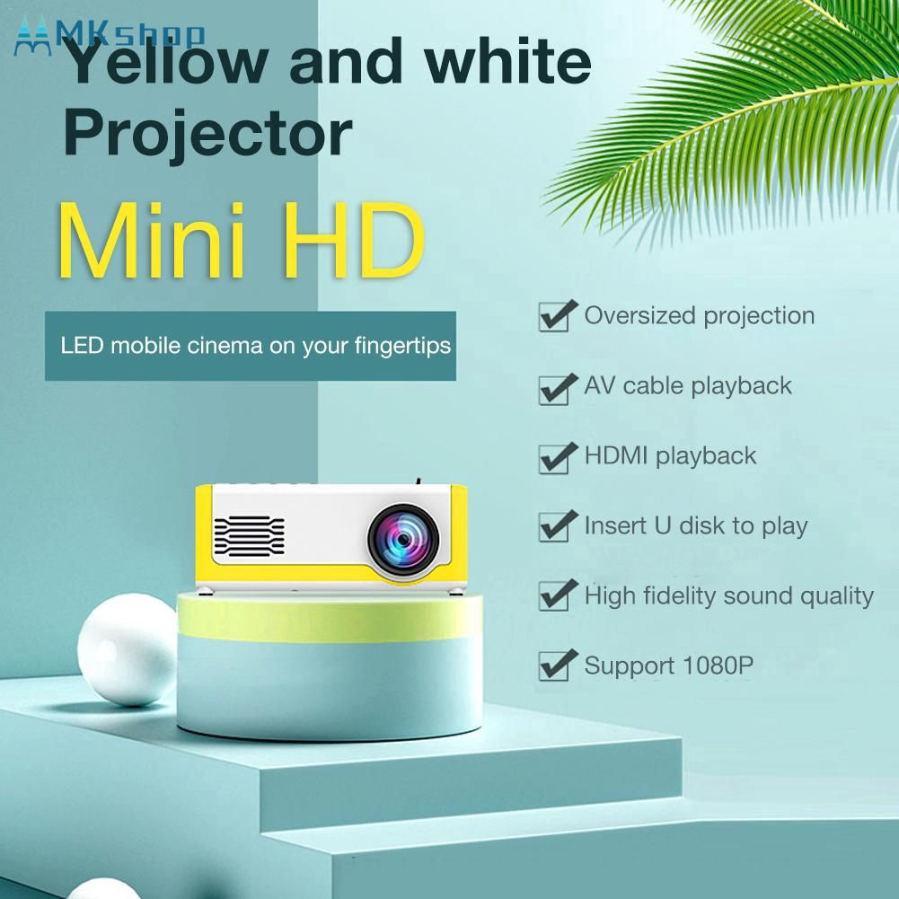 Proyektor Mini M1 PK YG300 Wireless Portable untuk