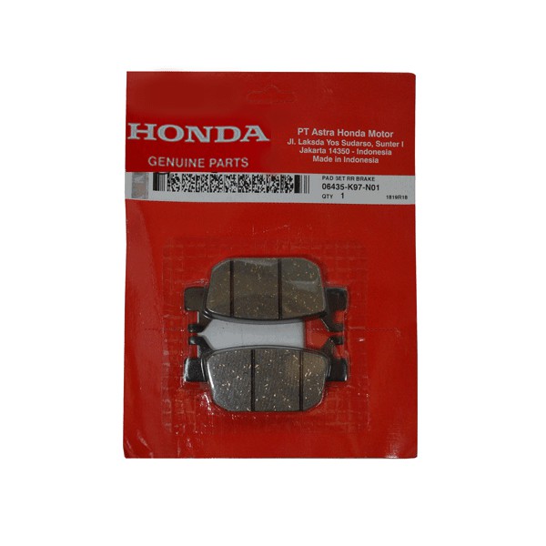 Kampas Rem Belakang Honda (Pad Set RR Brake) – PCX 150 PCX 160 ADV 150 ADV 160 Vario 160 Stylo 160 A